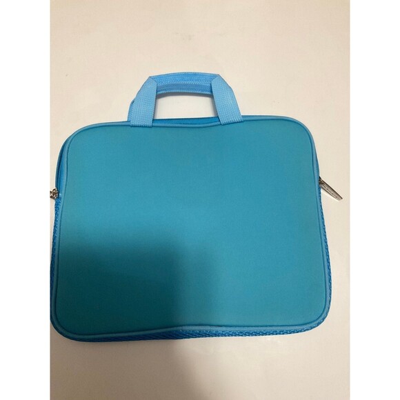 Blue snowflake tablet bag 9in x 12in - Picture 2 of 2